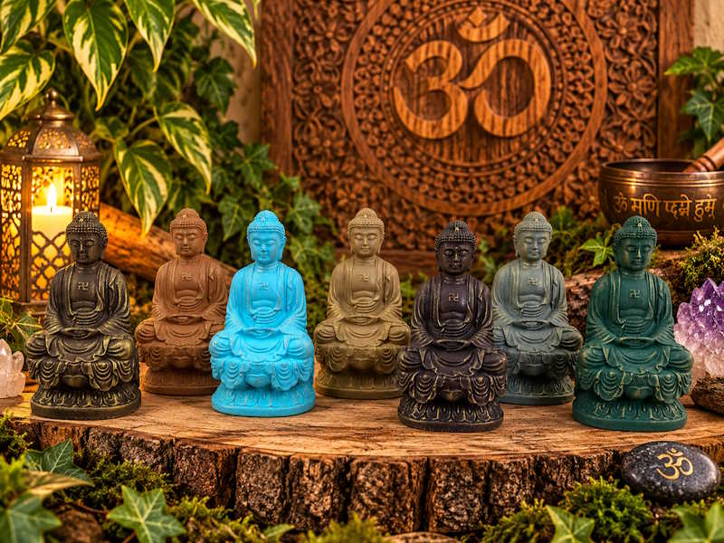 Buda Sentado Dhyana 10 cm